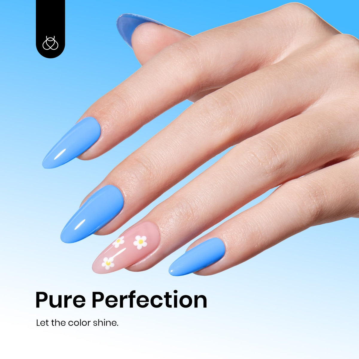 beetles Gel Polish Coastal Holiday Bliss applied on nails