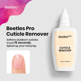 beetles Gel Polish Cuticle Remover 40ml bottle side view