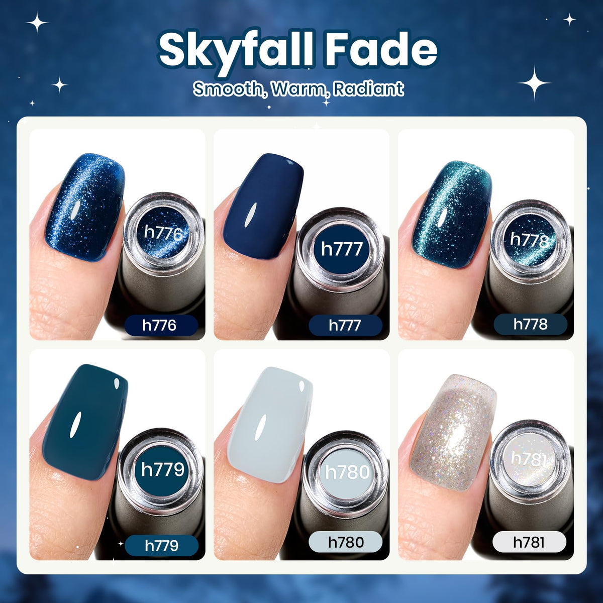 beetles Gel Polish dark blue gel polish bottle close-up