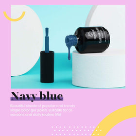 beetles Gel Polish Dark Teal Gel Nail Polish 15ML Aegean application process