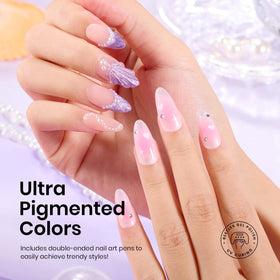 beetles Gel Polish Double-ended Nail Art Pen