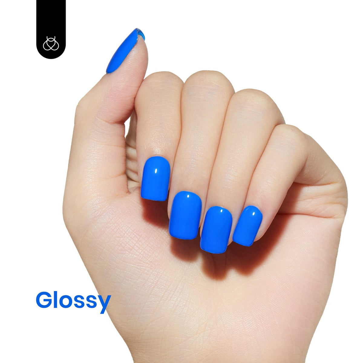 beetles Gel Polish Electric Punk 15ML blue gel nail polish with brush