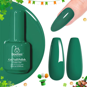 beetles Gel Polish Emerald Green Gel Nail Polish packaging