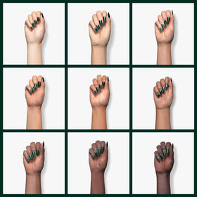 beetles Gel Polish Emma Emerald Green Gel Nail Polish 15ML packaging