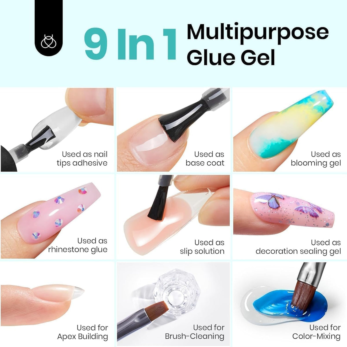 beetles Gel Polish Extra Glossy Top Coat Gel 15ml bottle side view