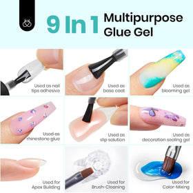 beetles Gel Polish Extra Glossy Top Coat Gel 15ml bottle side view