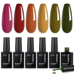 beetles Gel Polish Fall Collection 6 bottles of gel polish