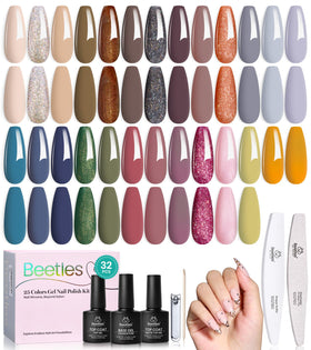beetles Gel Polish Fall Gel Nail Polish Set with 25 colours