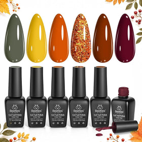 beetles Gel Polish Fall Gel Nail Polish Set with 6 colours
