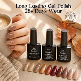 beetles Gel Polish Fall Gel Nail Polish Set with glossy finish