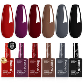 beetles Gel Polish Fall Gel Polish Set front view with multiple bottles