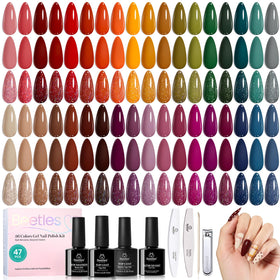 beetles Gel Polish Fall Gel Polish Set with 36 autumn colours