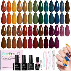 beetles Gel Polish Fall Passage Collection 25 autumn colours front view
