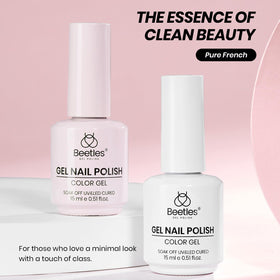 beetles Gel Polish French Tip Gel Polish Set with application tools