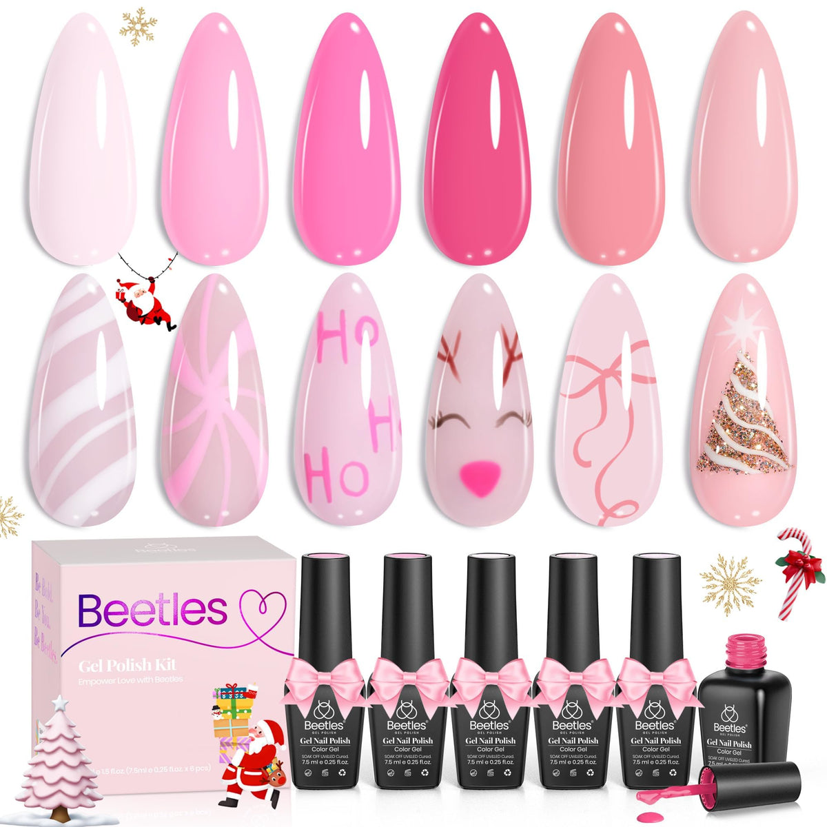 beetles Gel Polish gift box packaging