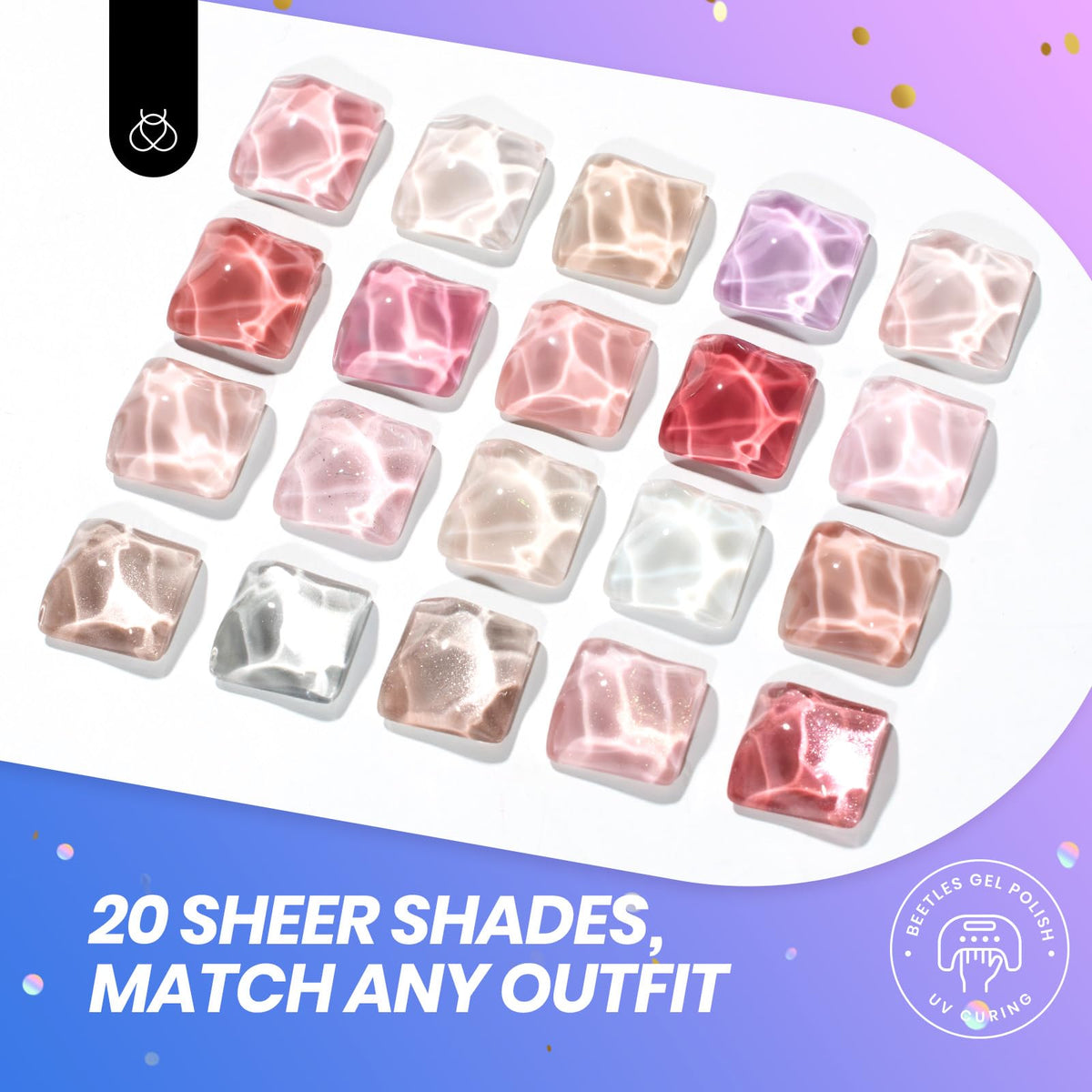 beetles Gel Polish gift box with additional nail accessories