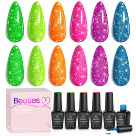 beetles Gel Polish Glitter Gel Nail Polish Set front view