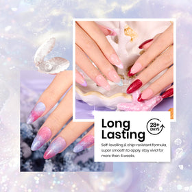 beetles Gel Polish glitter swirl thread gel polish