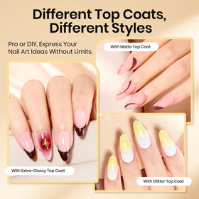 beetles Gel Polish Glitter Top Coat bottle