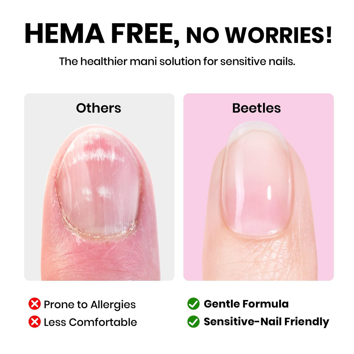 beetles Gel Polish glossy top coat close-up