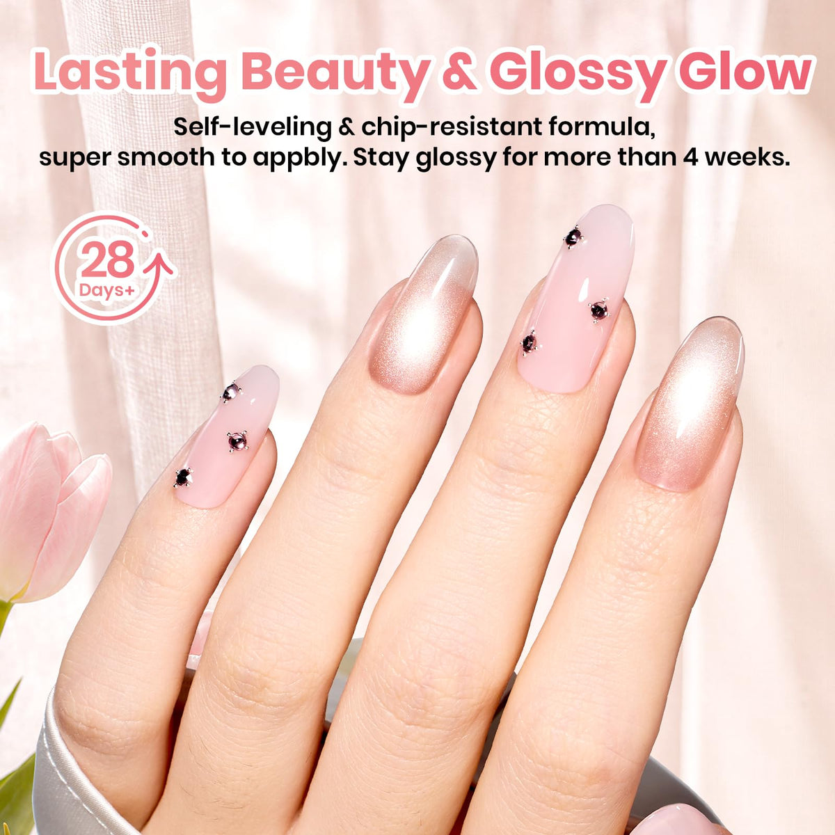 beetles Gel Polish glossy top gel and matte top gel