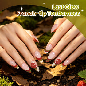 beetles Gel Polish golden shimmer shade close-up