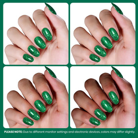 beetles Gel Polish Green Gel Nail Polish 15ML packaging