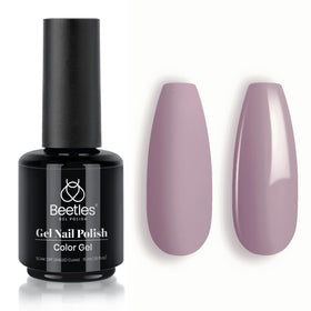 beetles Gel Polish Grey Purple 15ml front view