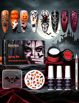 beetles Gel Polish Halloween 3D Nail Art Kit packaging
