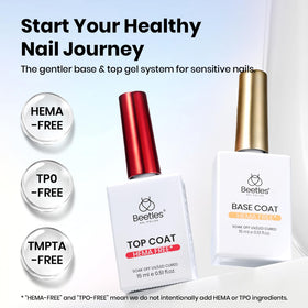 beetles Gel Polish Hema-Free Gel Base Coat 15ml front view