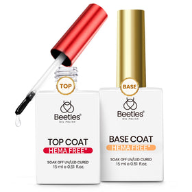 beetles Gel Polish Hema-Free Gel Top Coat 15ml front view