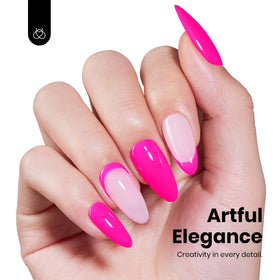 beetles Gel Polish Hot Pink Gel Nail Polish compact design
