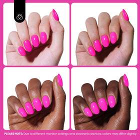 beetles Gel Polish Hot Pink Gel Nail Polish swatch