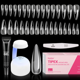 beetles Gel Polish Instant Apex Nail Tips Kit with 224 pieces