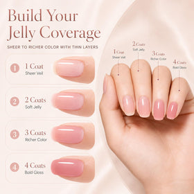 beetles Gel Polish Jelly Gel Nail Polish packaging with instructions