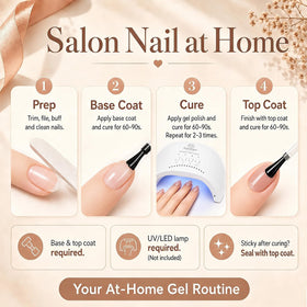 beetles Gel Polish Jelly Gel Nail Polish set with UV lamp