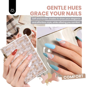 beetles Gel Polish kit showing glossy and matte top coats