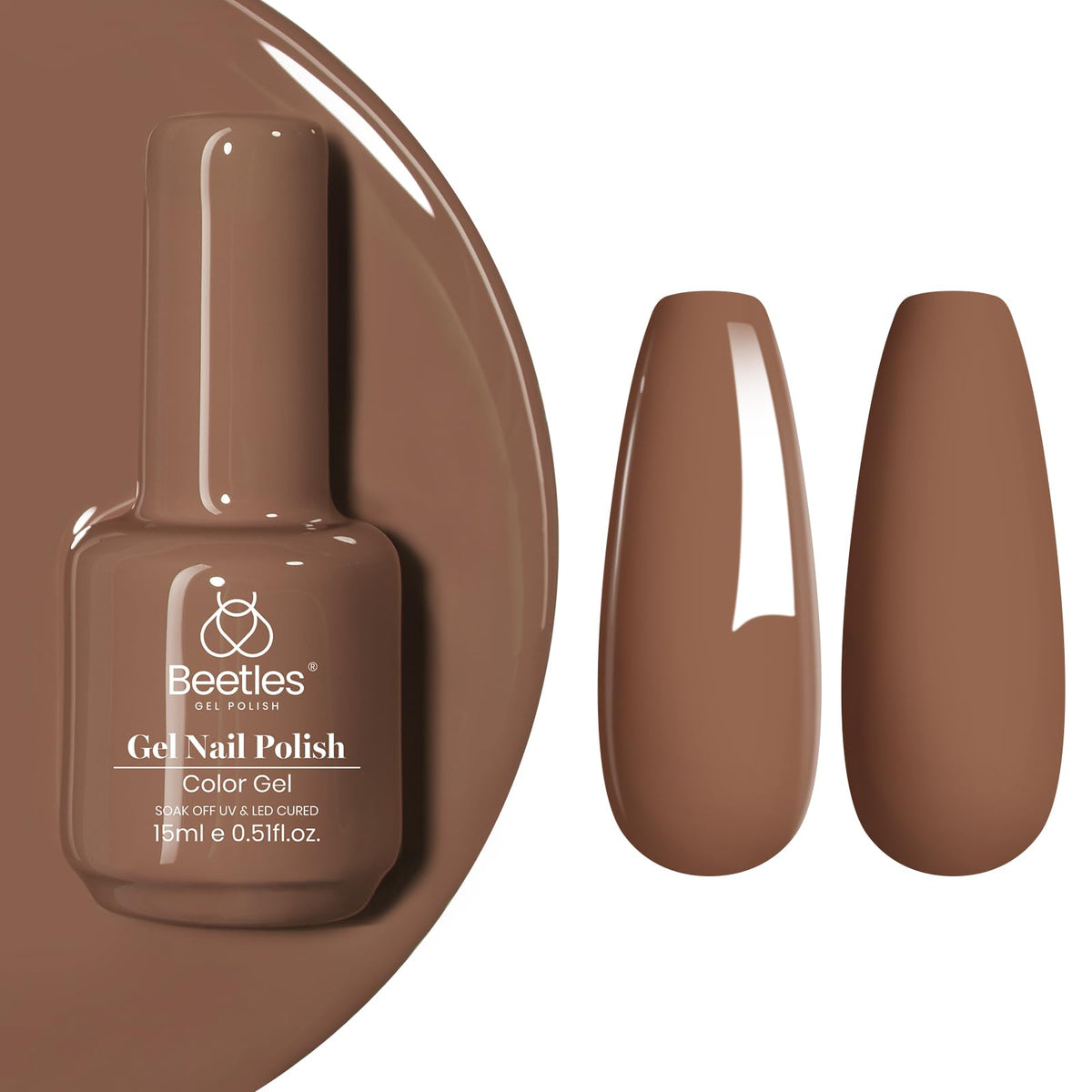 beetles Gel Polish Latte Haze packaging