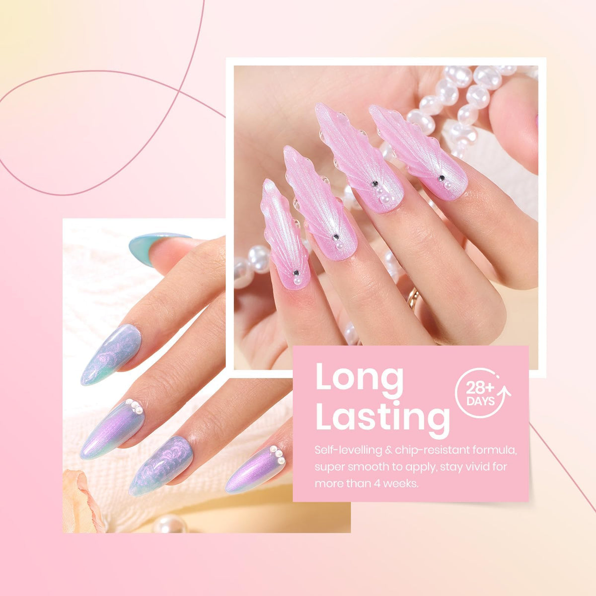 beetles Gel Polish lavender purple gel polish swatch
