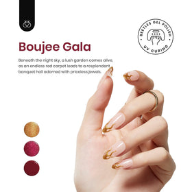 Beetles Gel Polish lifestyle shot on a manicured hand