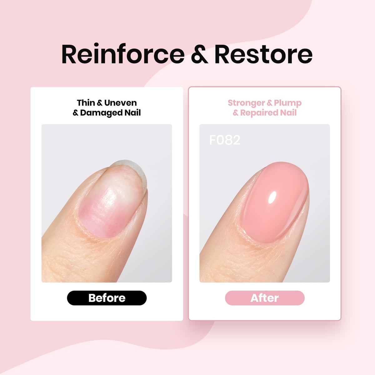 beetles Gel Polish light pink shade bottle