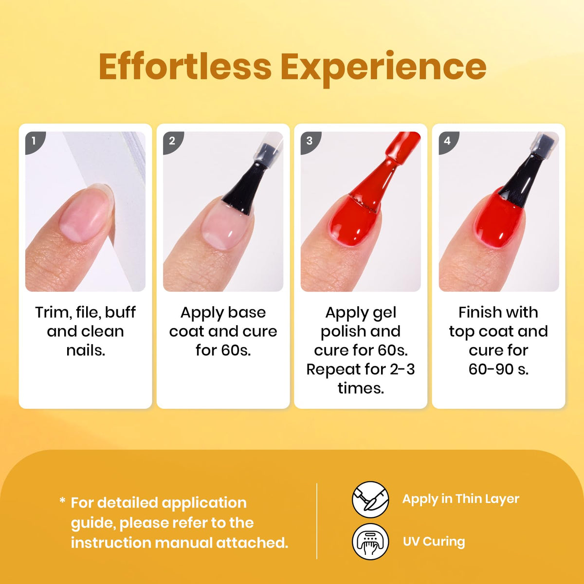 beetles Gel Polish light yellow shade in bottle