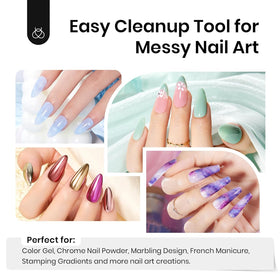 beetles Gel Polish Liquid Latex application on nails