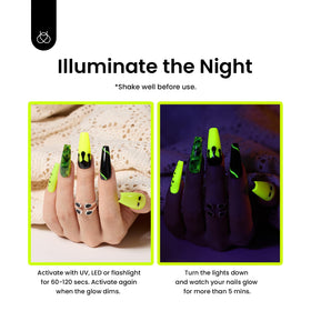 beetles Gel Polish Luminous Yellow Gel Polish with UV lamp