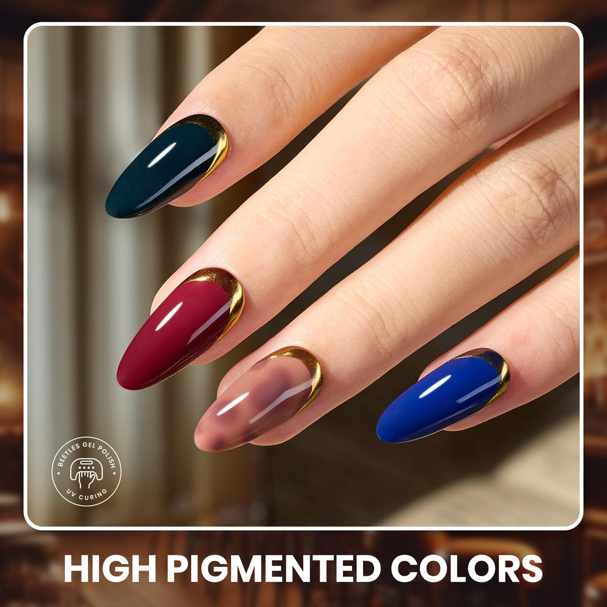 Beetles Gel Polish Matte Top Coat bottle close-up