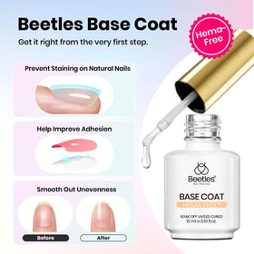 beetles Gel Polish matte top coat front view