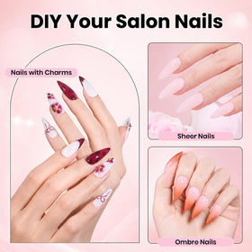 beetles Gel Polish medium stiletto nail tips in various sizes