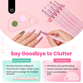 beetles Gel Polish Multifunctional Brush displayed