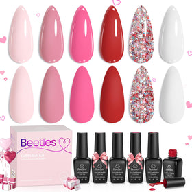 beetles Gel Polish nail art design example