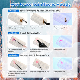 beetles Gel Polish nail art designs using the kit